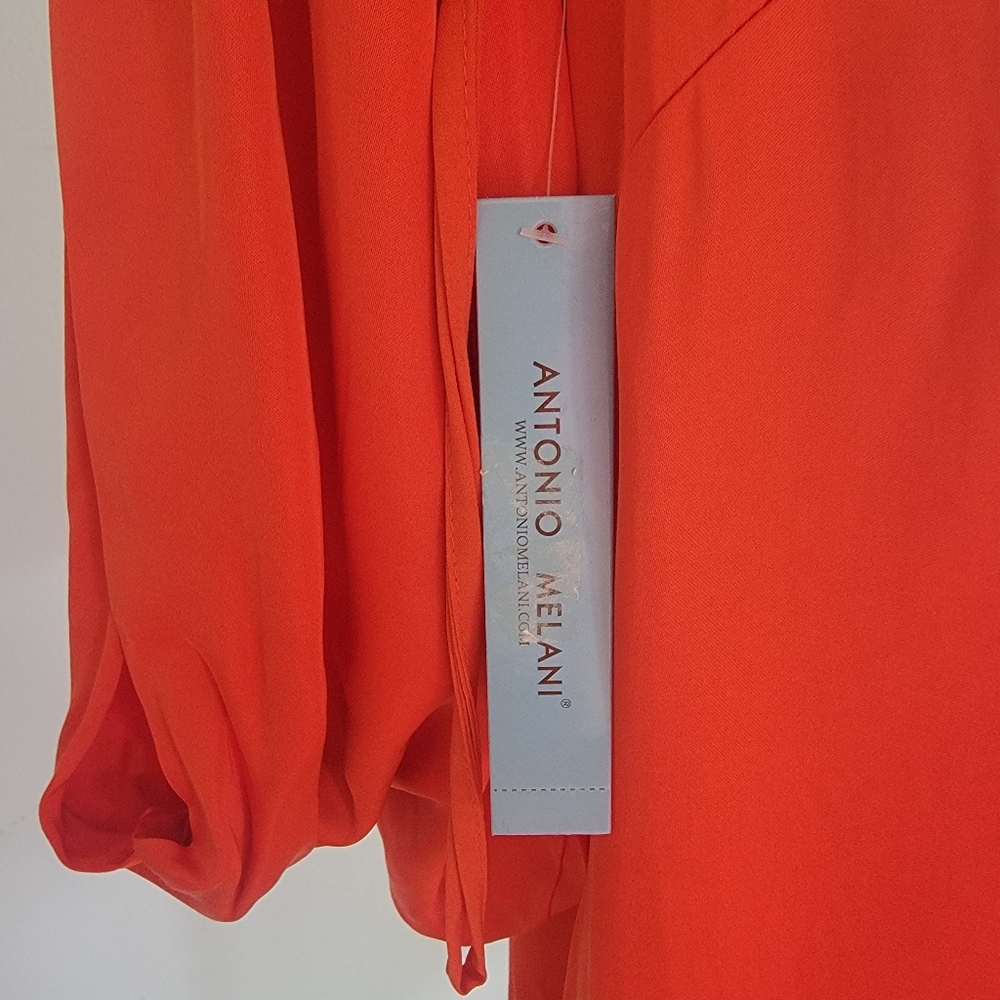 Elegant Orange Antoni Melani Women's Dress Size 2 NWT - Picture 4 of 8